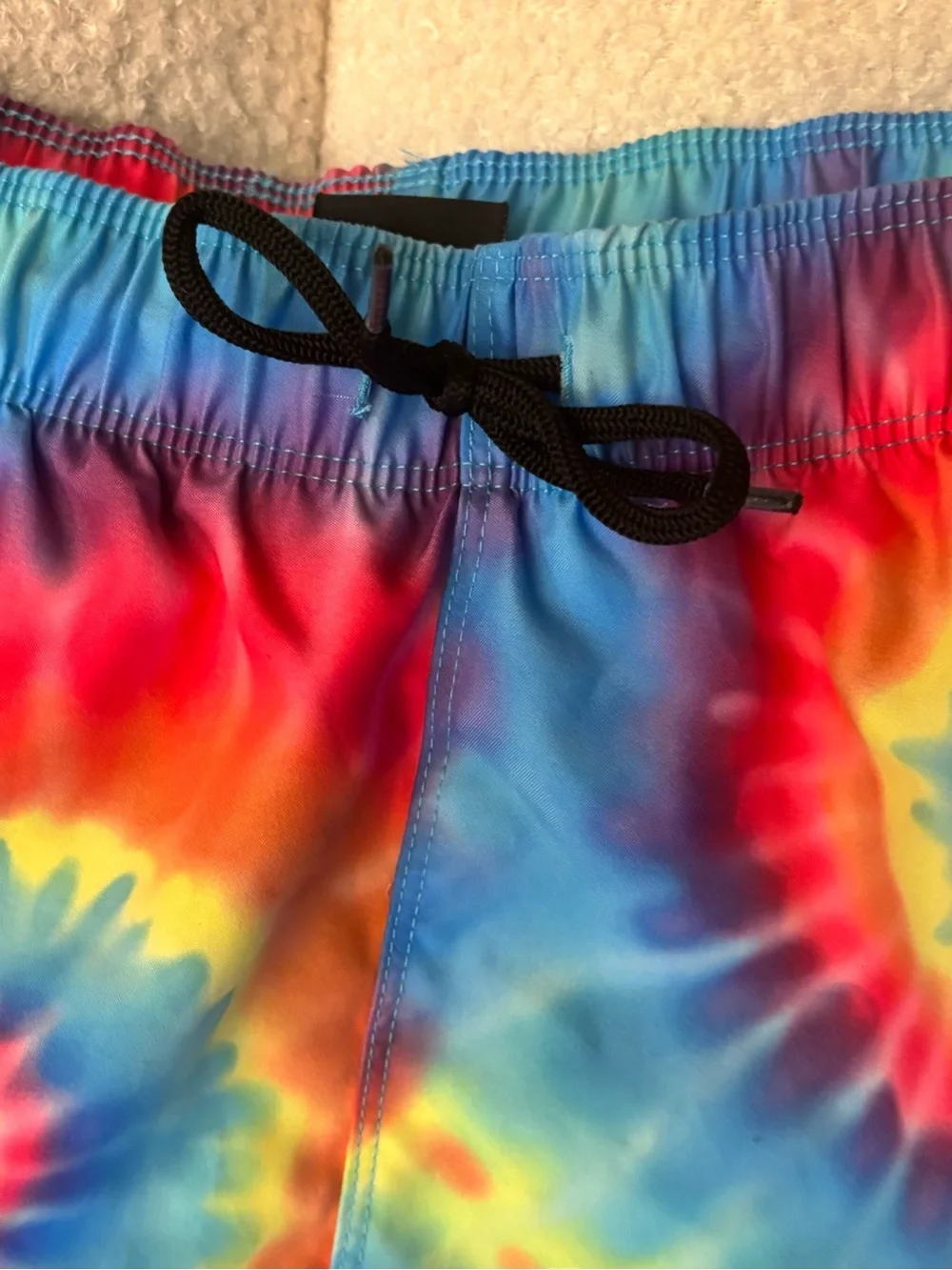 Hurley Boys Tie-Dye Swim Trunks Board Shorts Rainbow Youth XL 13-15